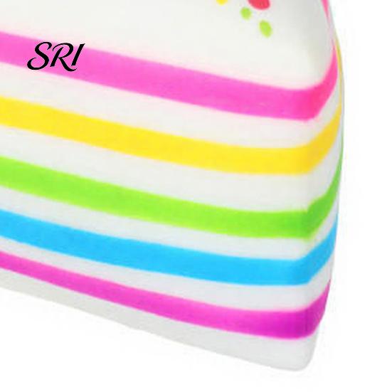 Simulated Cake Toy Squeeze Anxiety Relief Slow Rising Rainbow Stress Reducer Portable Fake Food Decompression Tools Fidget