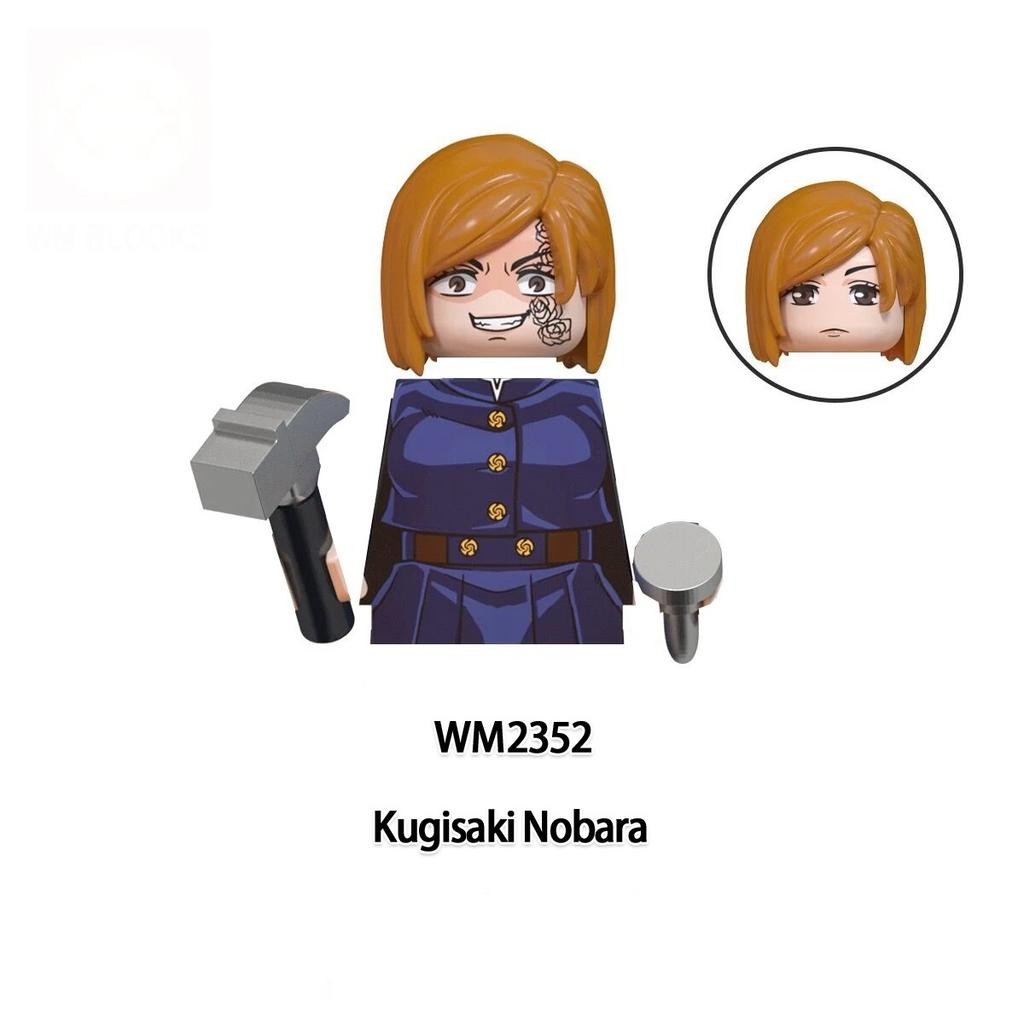 Аниме Мультфильм Магическая битва Годжо Сатору Итадори Юдзи Фусигуро Мэгуми Оккоцу Юта Конструктор Мини Экшн-фигурки Детская игрушка