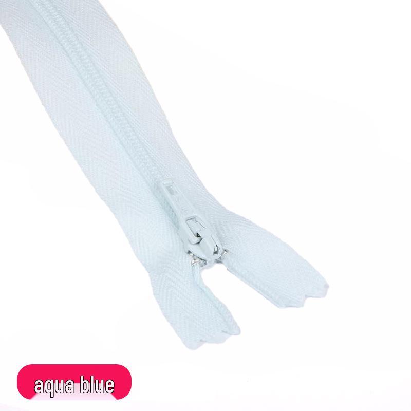 Three Force Short 20CM Nylon Zipper for Dress Pants - Colored Closed-End Fly Zipper Fabric Accessory