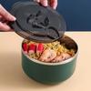 Миска для рамена 304 нержавеющая сталь миска для лапши с крышкой термостойкая миски для лапши быстрого приготовления кухонная посуда кухонный аксессуар
