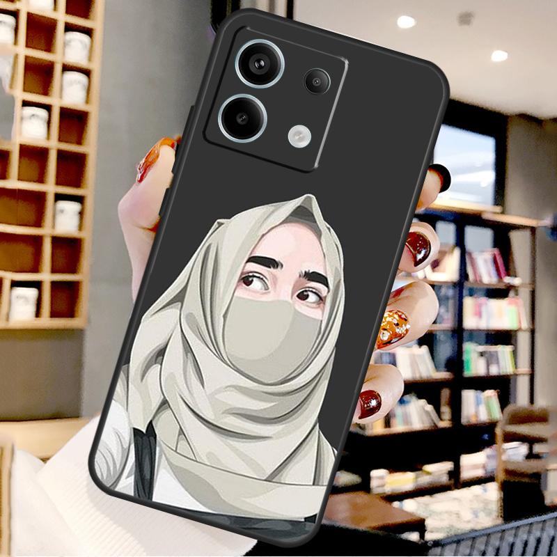 Исламская Хиджаб Девушка Королева Для Xiaomi Redmi Note 14 Pro 9 10 11 12 13 15 Pro Plus Чехол Для Redmi 15 15C 14C 12C 10C 13C