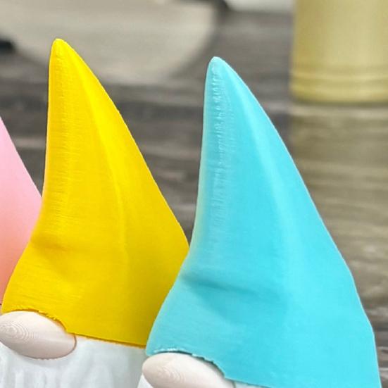 1/5Pcs 3D Printed Gnome Figurine with Articulated Legs Movable Joints Mini Faceless Dwarf Statue Decoration Stress Relief Fidget Toy