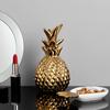 Light Luxury Ceramic Pineapple Tray Ornaments Modern Nordic Living Room TV Cabinet Desktop Home Soft Decorations