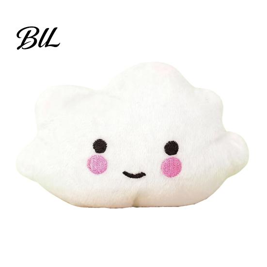 Pet Boredom Relief Toy Plush Cloud Dog Squeaky Cute Chew Soft Puppy Teething for Dogs Solo Entertainment Interactive Play Fun