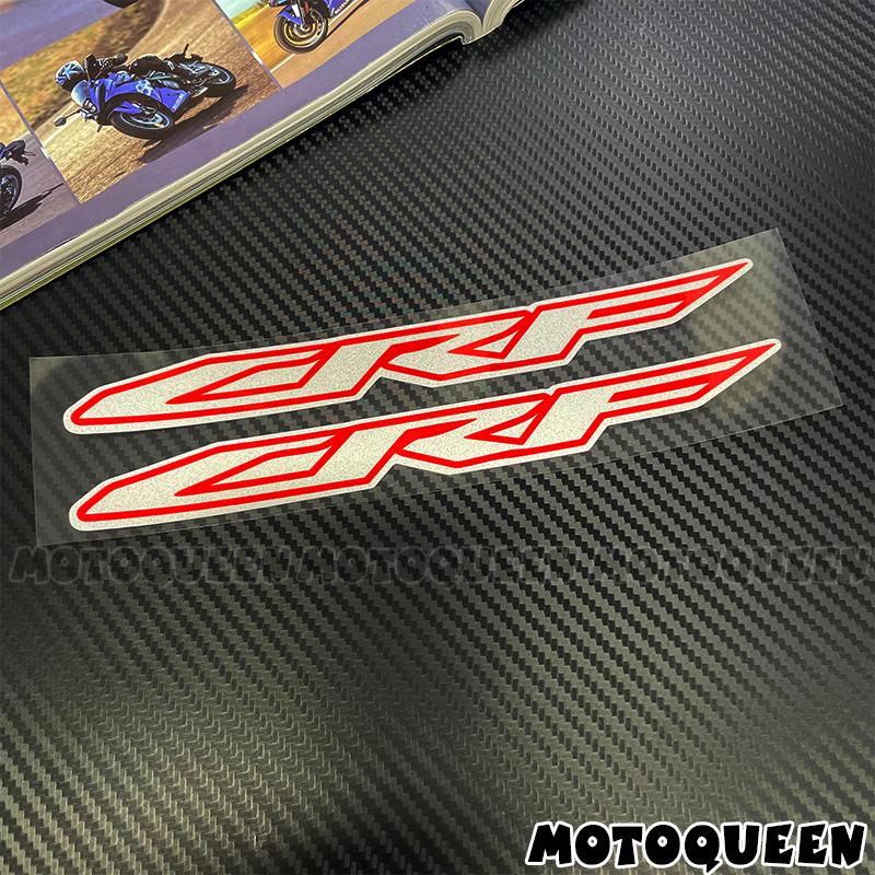 AAALX1 For Honda CRF 250F 250L 300L 450X 450R 1100 CRF450 Motorcycle Fairing Body Side Emblem Logo Decor Reflective Decals Stickers
