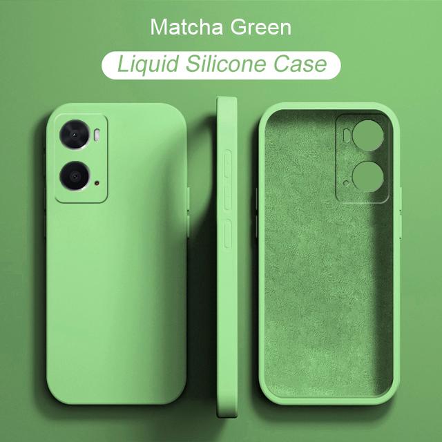 Жидкий силиконовый чехол для OPPO A96 4G A764G A76 4G A 76 A 96, глобальная версия, защитный чехол для камеры всего тела, квадратный чехол