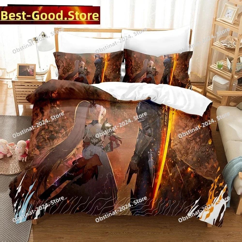 Игровой Набор Постельного Белья Tales Of Arise С Принтом Пододеяльник Наволочка Комплект Постельного Белья Простыня Чехол на Одеяло Полный Размер Дропшиппинг