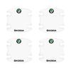 4/8Pcs Car Door Handle Sticker Protective Film Decals MG70 Accessories For Skoda Octavia MK2 MK3 2 3 A7 Fabia Karoq Kodiaq Rapid