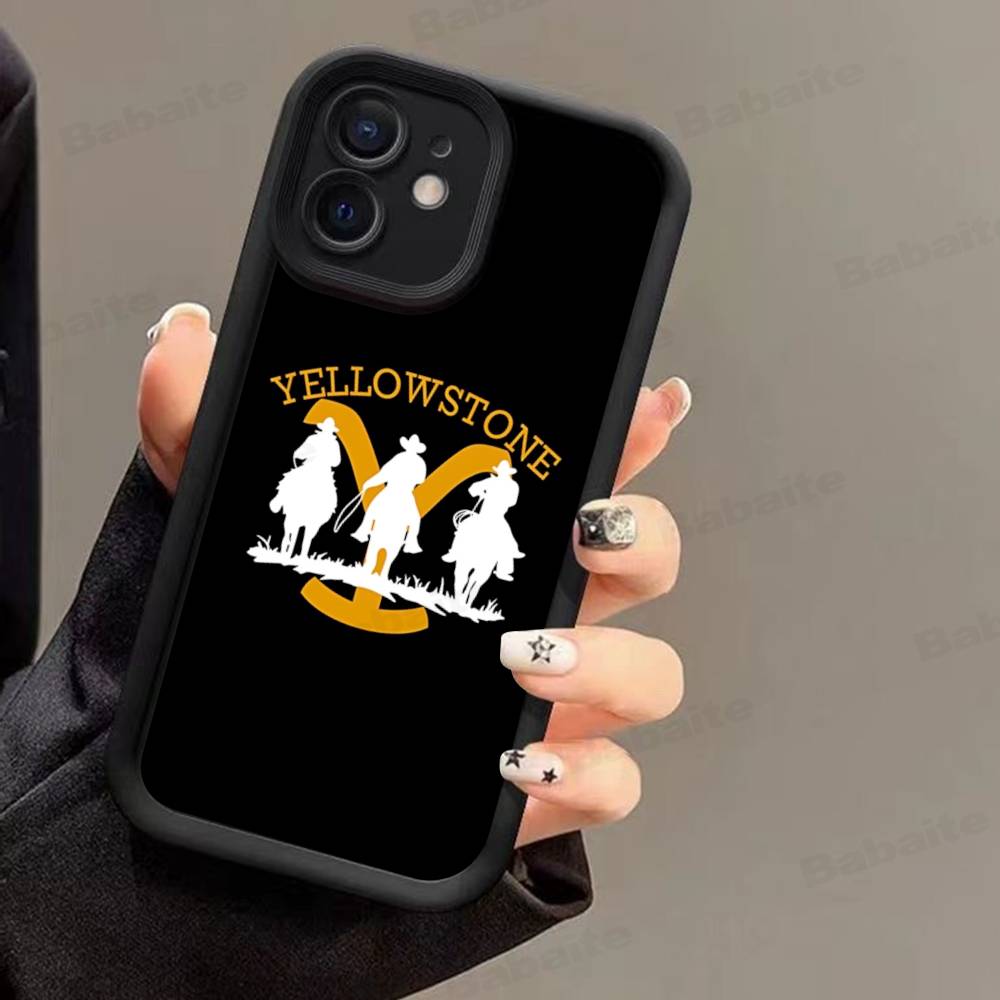 Чехол для телефона с логотипом ТВ Y-yellowstoneS Для IPhone 17 16 15 14 13 Pro Max Plus 12 11 Чехол