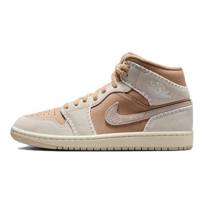 Jordan Pantofi de Skateboard Air Jordan 1 Mid top Femei Culoare Maro Deschis HV4269-200