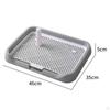 Dog Potty Toilet Litter Box Removable 18.11x13.78x1.97inch Indoor Pet Pee Trainer