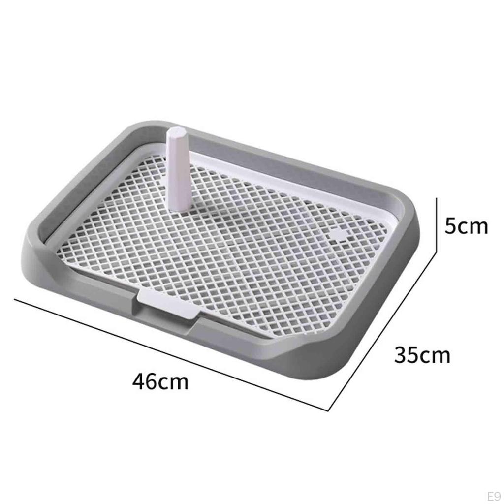 Dog Potty Toilet Litter Box Removable 18.11x13.78x1.97inch Indoor Pet Pee Trainer