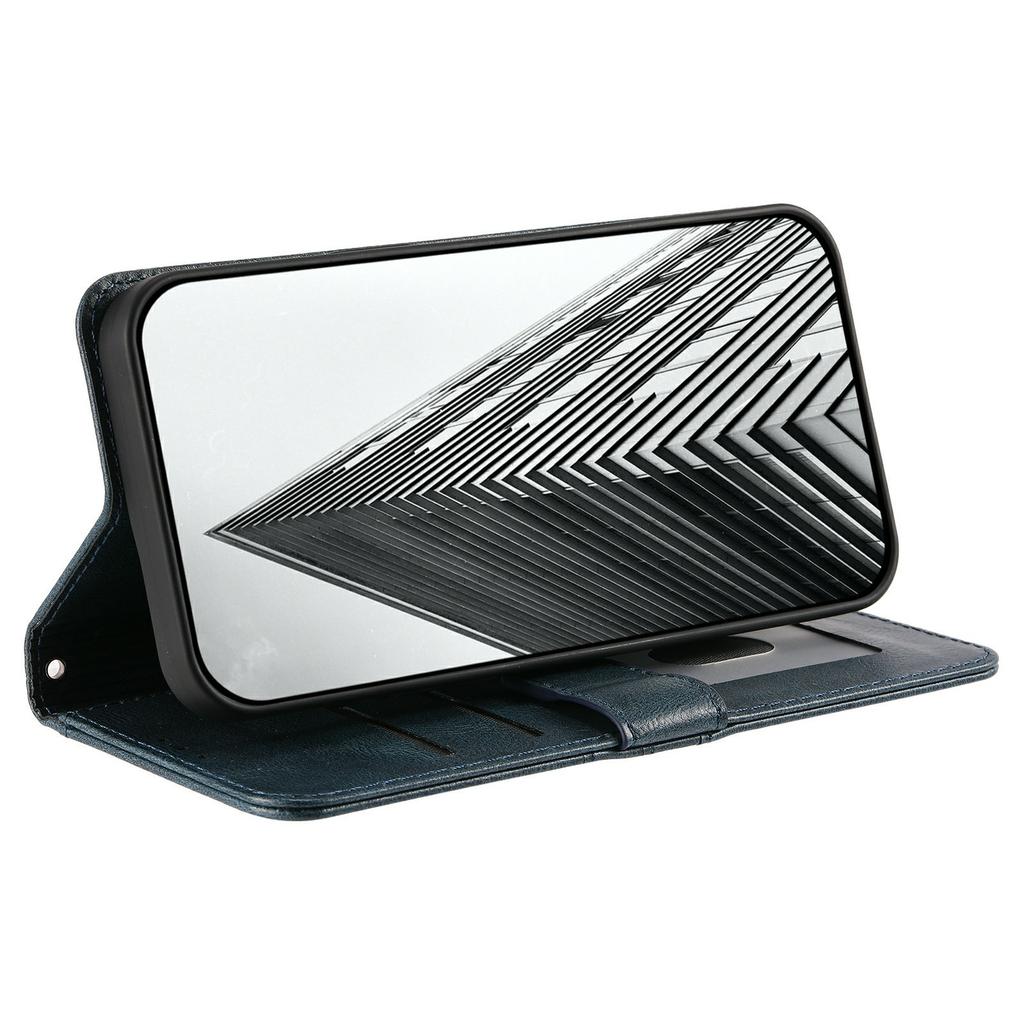 Для Xiaomi Redmi 15 5G (Глобальный) (169 мм) Чехол с 6 отделениями для карт из искусственной кожи, противоударный чехол для телефона с ремешком на запястье