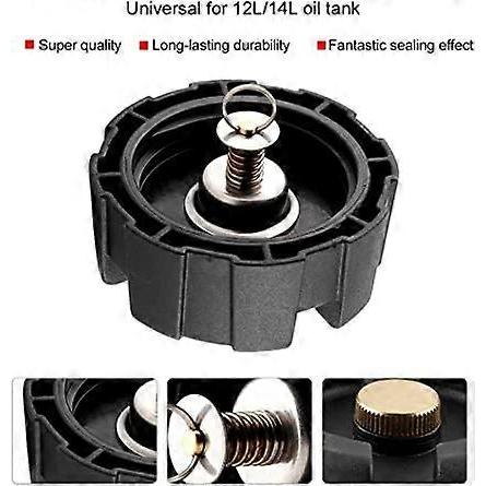 Fuel Tank Cap,Outboard 12L/14L Universal Fuel Gas Tank Cap Cover for Yamaha Boat Engine1pcsblack