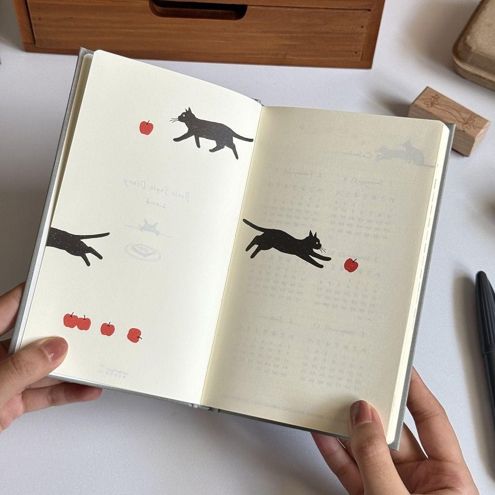 To Do List B5 Notebook Kitten Illustration Daily Planner Cartoon 2026 Agenda Book School Office