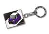 MKJP Custom Keychain Honda Modulo X JG1 2 Black Car Purple N-ONE Base Color