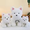 Genuine West Highland Puppy Dog Doll Plush Toy Soothing Doll Doll Children Give Girlfriend Birthday Gift