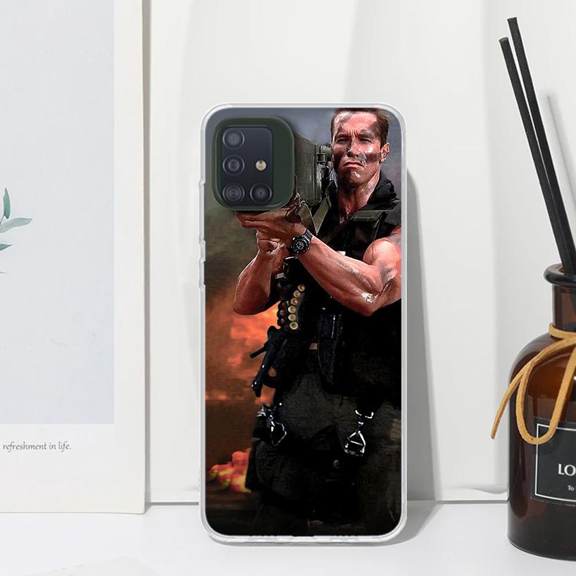 Arnold Schwarzenegger Terminator Phone Case For Samsung Galaxy A52 A42 A32 A22 A12 A02S A72 A51 A50S A41 A31 A21S A71 A40 A30S A
