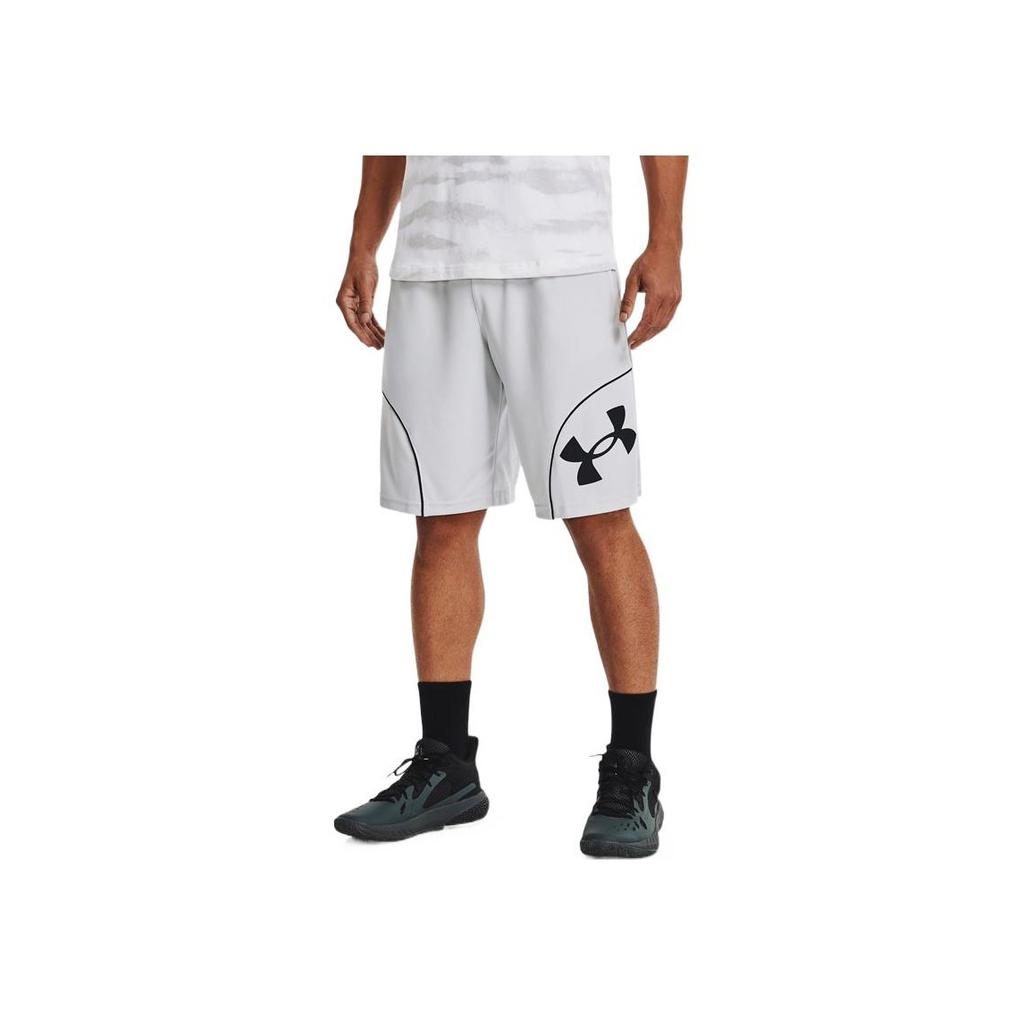 Under Armour Спортивные шорты с однотонным логотипом Perimeter, мужские штаны, серые 1370222-014