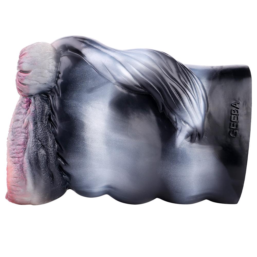 Двухканальная чашка для мастурбации в виде лошади и животного, мягкий силиконовый мужской мастурбатор, реалистичная вагина, массаж простаты, секс-игрушка для взрослых