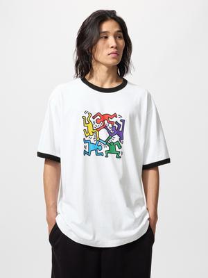 Uniqlo Новая футболка с графикой в стиле поп-арт UT с коротким рукавом, Кит Харинг