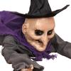 Bald Head Yard Bloody Zombie Folding Climbing Zombie Figure Halloween Crawling Ghost  Halloween