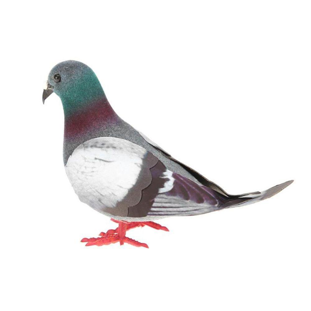 Ornaments Home Decoration Simulation Grey Pigeon Artificial Birds Imitation Animal Dove Model
