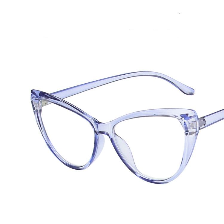 Women Eyeglasses Frame Cat Eye Pink Pretty Eye Glasses Optical Frames For Female Plastic Glasses Frame Fashion Decoration