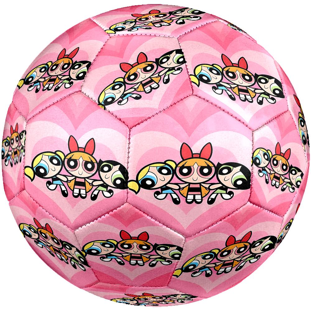 The Powerpuff Girls Theme Size 5 Soccer Ball, Suitable for Both Indoor and Outdoor Matches, a Gift Suitable for Everyone.