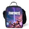 FORTNITE Мультяшная Детская Мультяшная Сумка для Пикника, Детские Изолированные Термосумки для Ланча, Портативные Легкие, Для Мальчиков и Девочек Возраст 5-11 лет