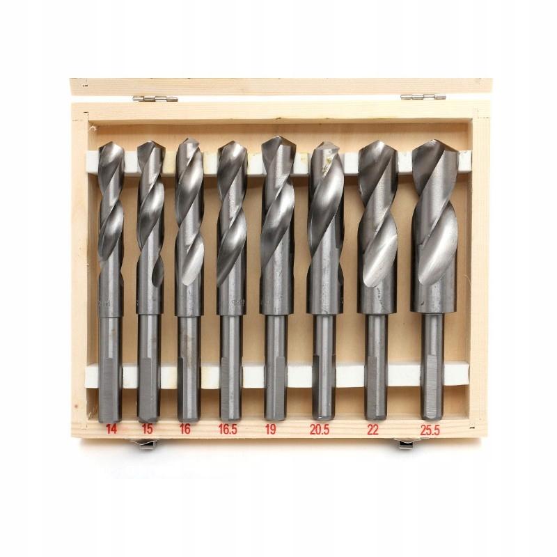 Cobalt Drills 14-25.5mm 8 Pieces Kraft Dele Kd10243