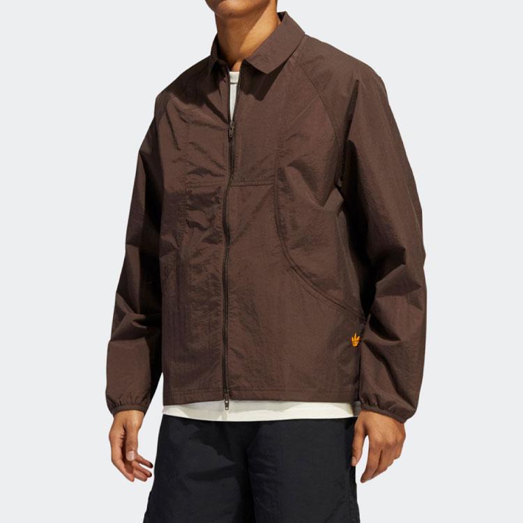 Adidas Originals Jackets Unisex Umber Lapel Moderate Workwear HA1282