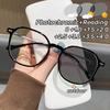 Ультралегкие Фотохромные Очки для Чтения с Защитой от Синего Света HD Черная Рамка Изменяющие Цвет Очки для Мужчин Женщин