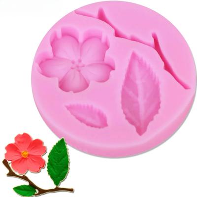 Формы для торта «Листья сливы» силиконовые формы для выпечки конфет пудинга кексов кондитерских украшений кондитерских изделий