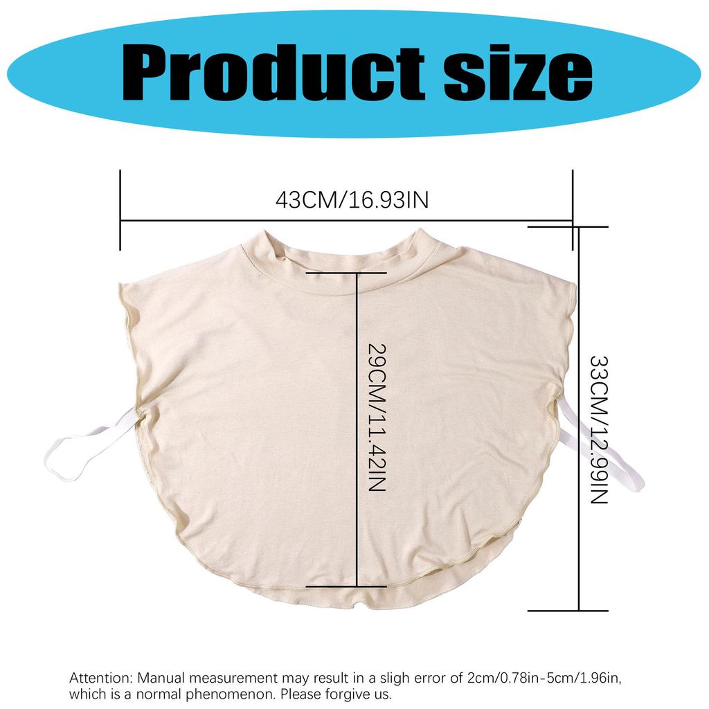 Multiuse Turtleneck Detachable Collar for Women and Girl Shirt and Sweater Comfortable Dickey Collar for Everyday Wear