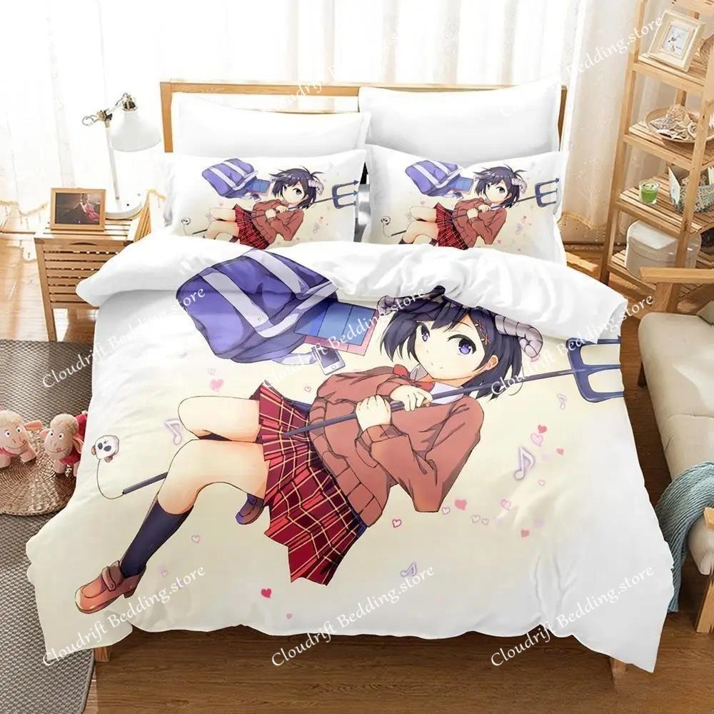 Модный мультяшный набор постельного белья с принтом «Gabriel Dropout» Односпальный, Полуторный, Двуспальный, Евро, King Size Набор для кровати Взрослый Детская спальня Комплекты пододеяльников