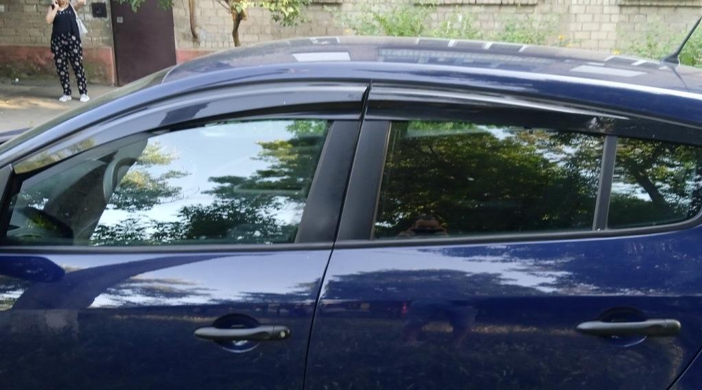 Ветровики HB (4 шт, Sunplex Sport) для Renault Megane III 2009-2016 гг