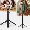Extendable Mini Camera Tripod Aluminum Handheld Tripod Ballhead with Phone Clip Holder For Phone DSLR Camera