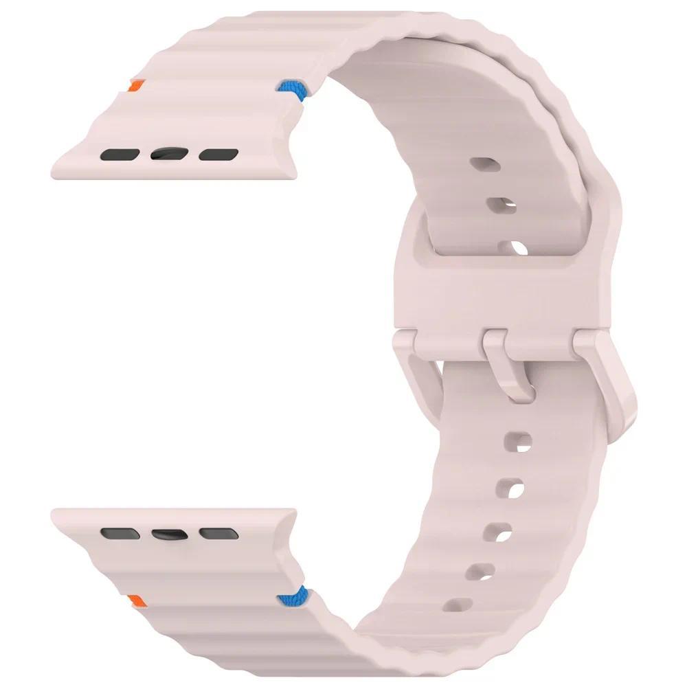 Спортивный силиконовый ремешок, совместимый с Apple Watch Series 11 46мм 42мм Ultra 3/2/1 49мм 45мм 40мм 41мм 44мм 38мм Series 10 9 8 7 6
