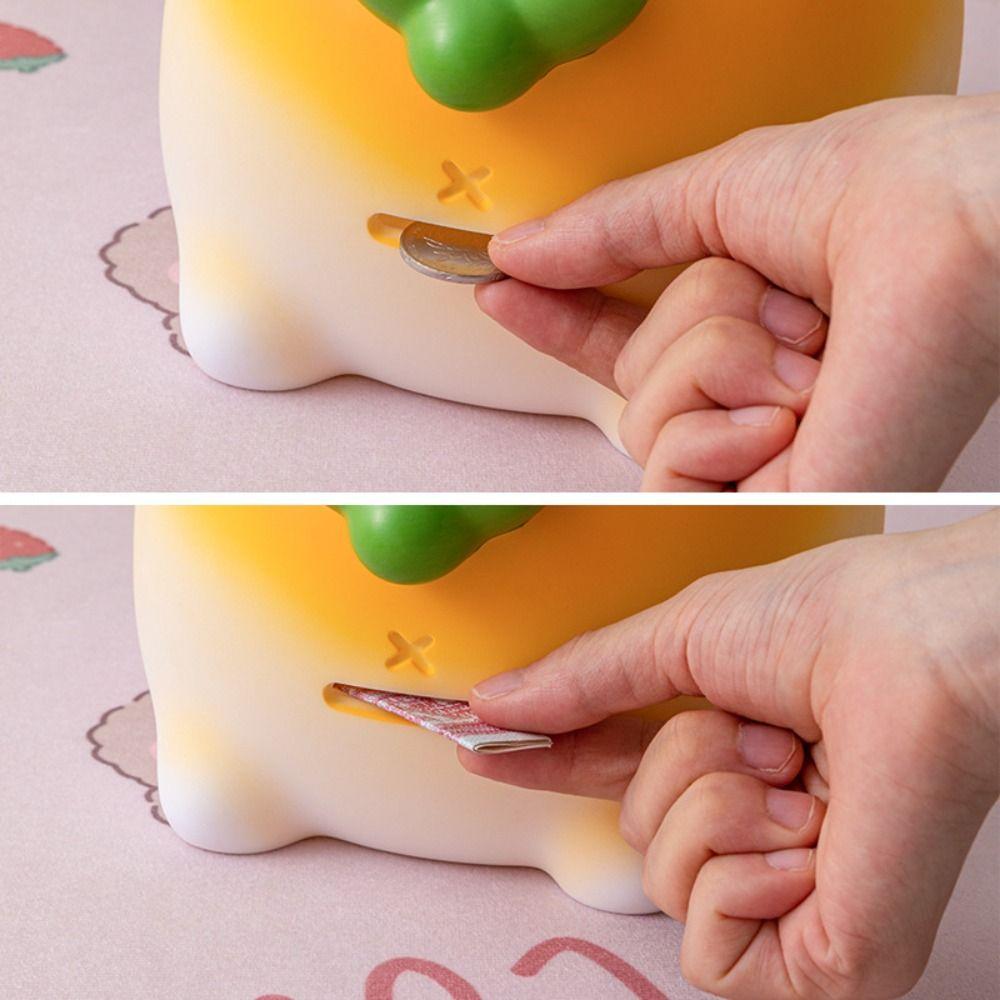 Vinyl Piggy Bank Large Capacity Saving Box Animal Figurines Money Boxes Home Decoration