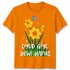 Happy St Davids Day Tshirt Dydd Gwyl Dewi Hapus Welsh Daffodil Unisex Tee Wales