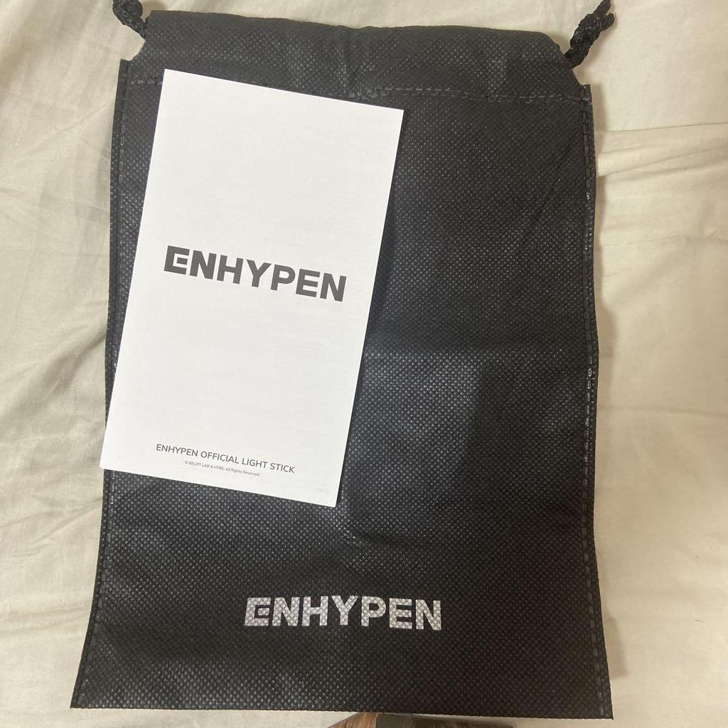 [Б/У] Официальный лайтстик ENHYPEN версии 1 со всеми коллекционными карточками участников