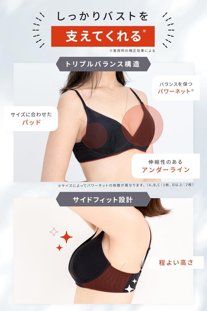 [TOLEETY] Официальный легкий бюстгальтер без стресса, Анна Мурашиге (A65-70, Черный)