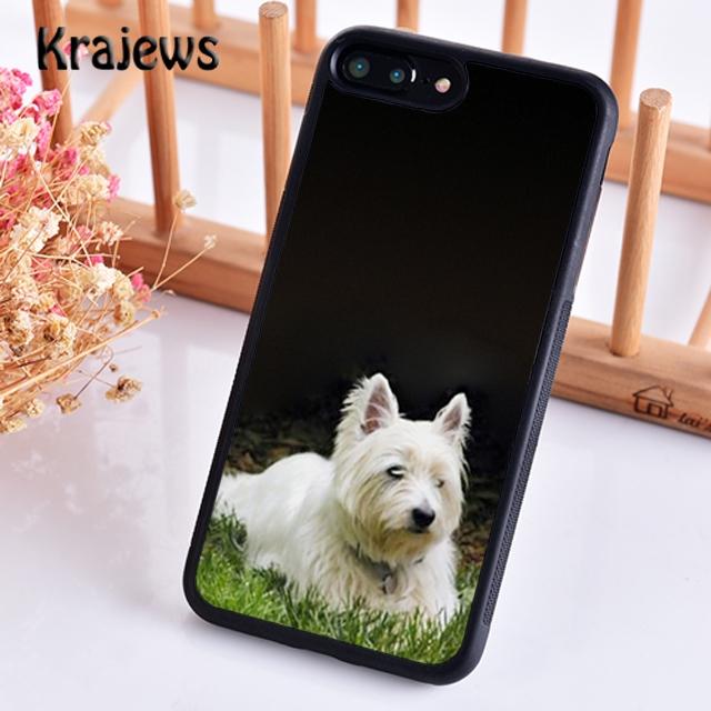 Krajews West Highland White Terrier Dog Soft Phone Case For iPhone 14 5 6s 7 8 Plus XR XS 11 12 13 Pro Max Samsung S21 S22ultra