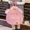 Cute Cartoon Cat Backpack For Kids Large Capacity Durable Nylon School Bag For Ages 3 To 4 Years