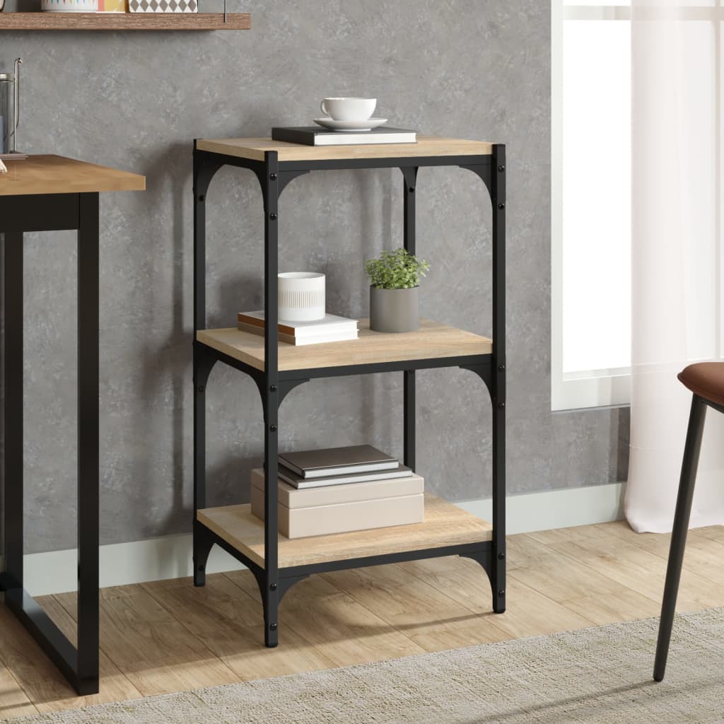 Bookshelf Sonoma Oak 40 x 33 x 70.5 cm Particleboard and Steel