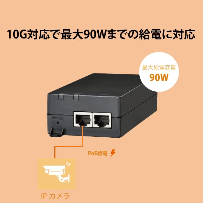 Совместимый с FXC 10G инжектор PoE PEX3001bt мультигигабитный PoE++ MAX.90W