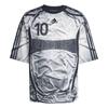 Adidas SS25 Adilenium Teamgeist Футболка с принтом, свободного кроя, с коротким рукавом, мужская, топы KF8523
