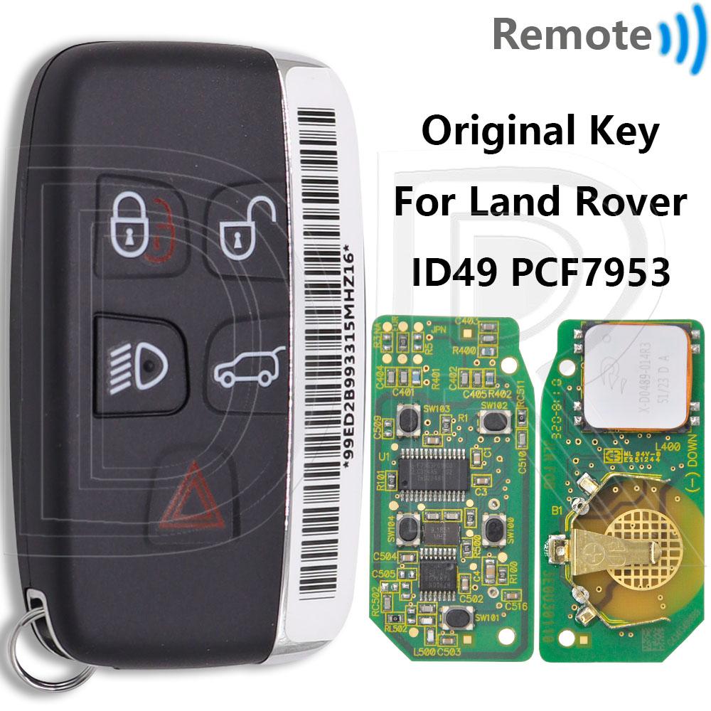 Great ID49 Chip 315/433MHz KOBJTF10A Smart Car Remote Key For Land Rover Range Rover Sport Evoque Discovery 4 Freelander Jaguar