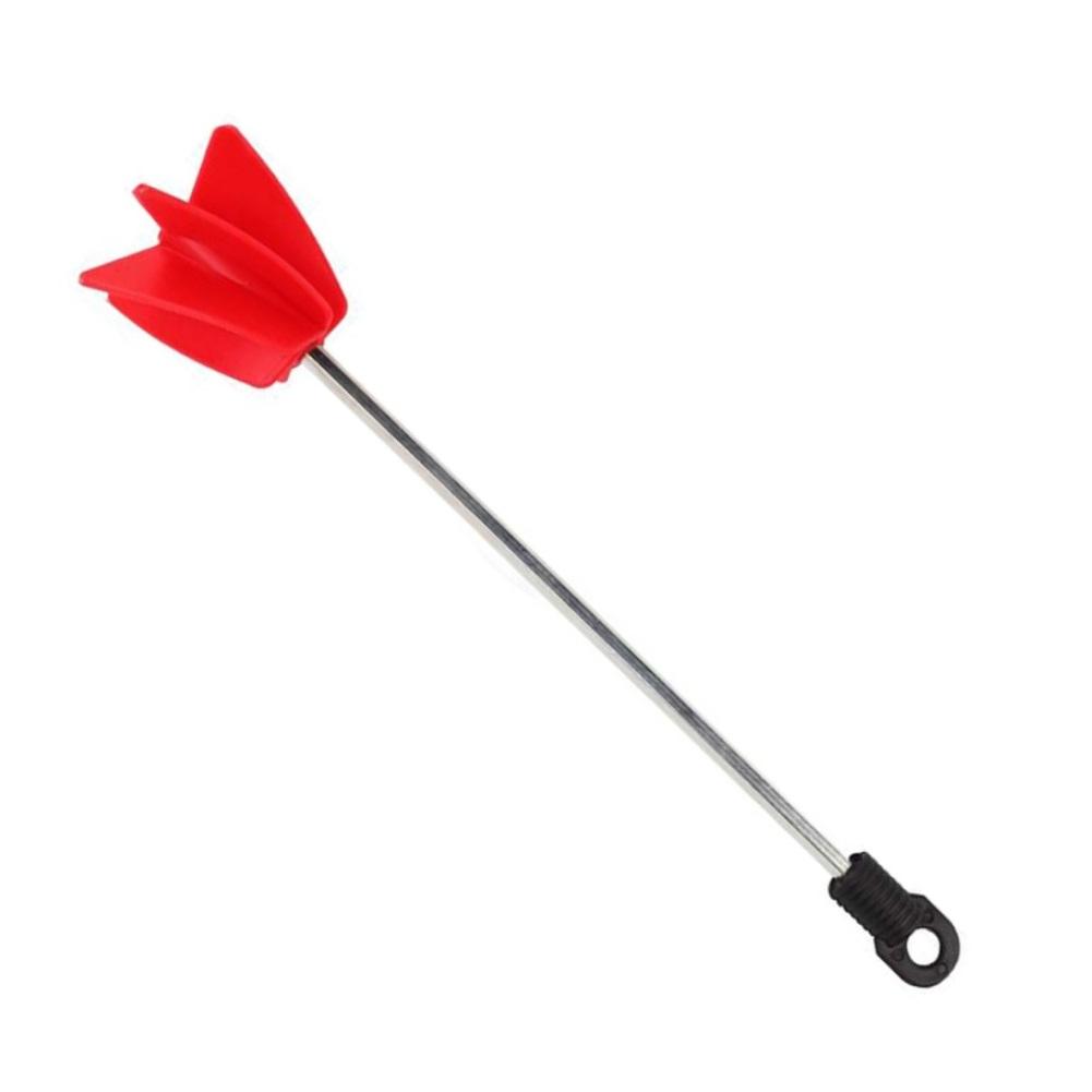 Paint Mixer Bit Stirring Rod Red Silver Steel Pigment Mixing Paddle ABS Electric Drill Attachment High-Quality Brand New